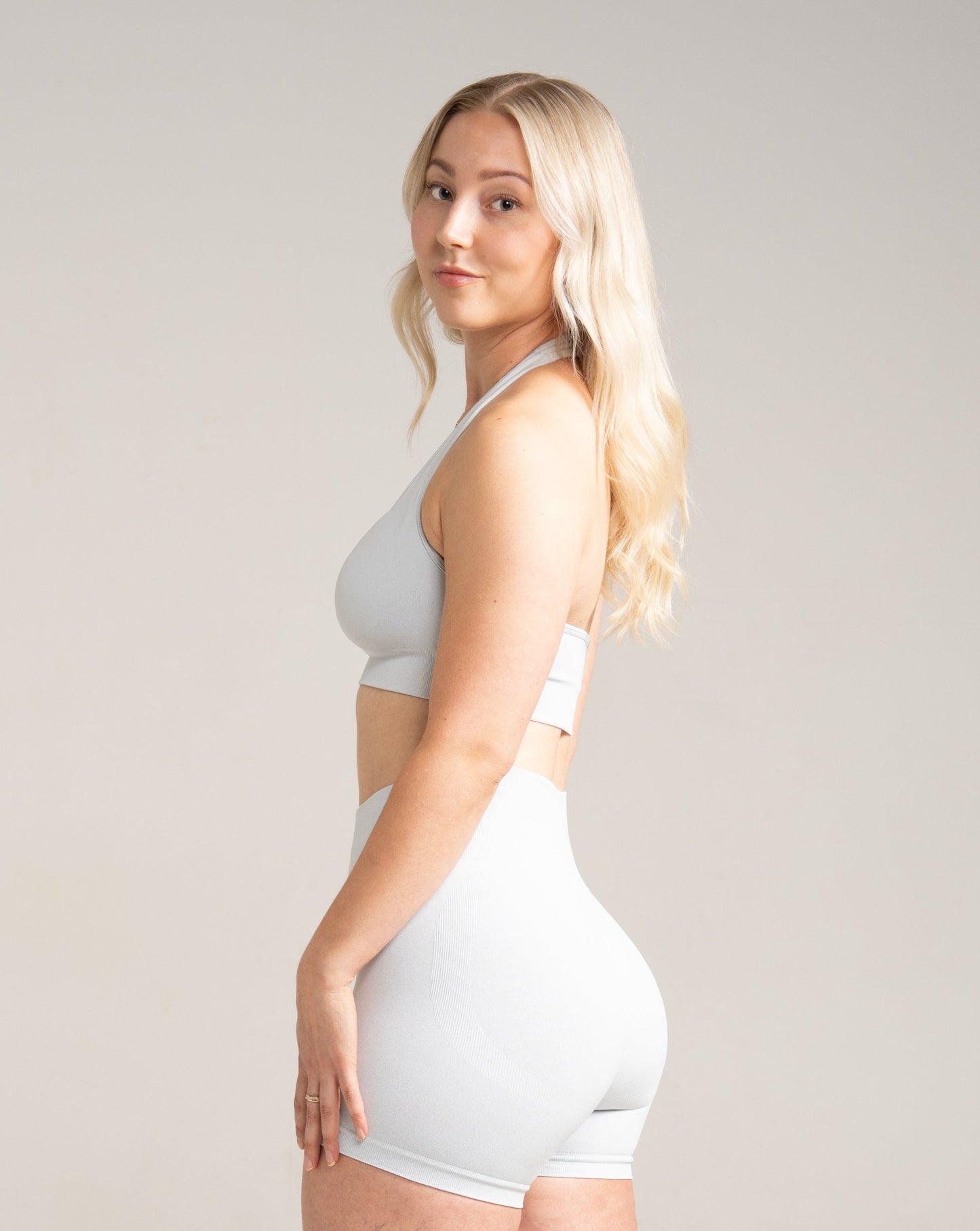 Everyday Halter Neck Bra - Cloud Grey