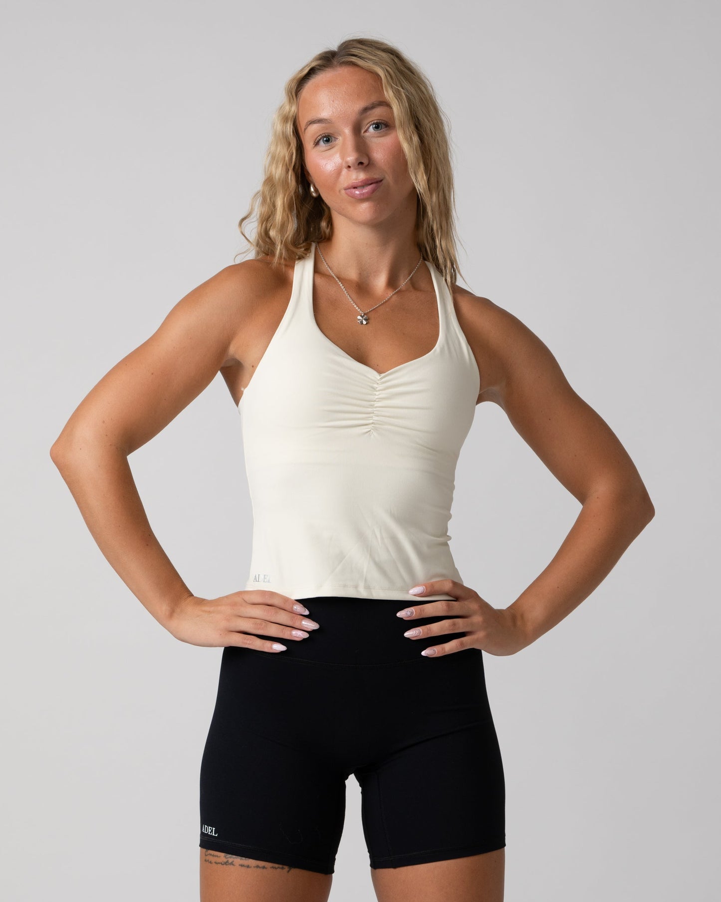 Timeless Tank Top - Almond White