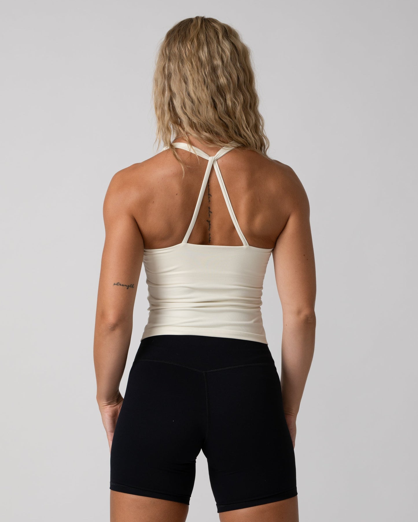 Timeless Tank Top - Almond White