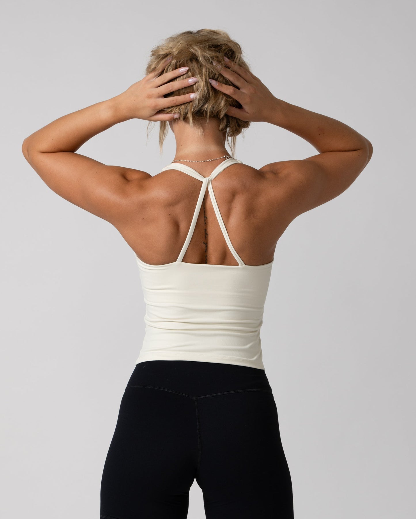 Timeless Tank Top - Almond White