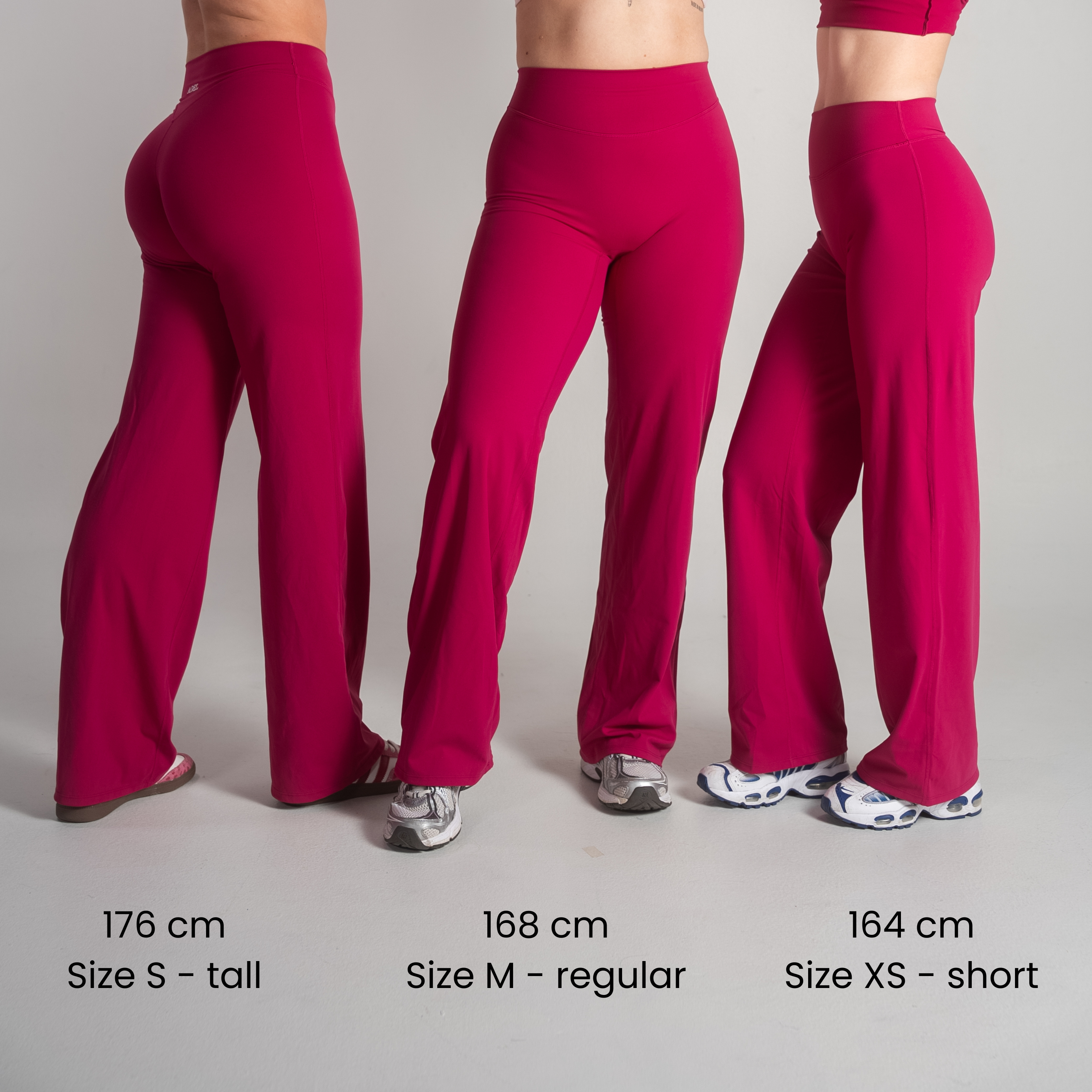Timeless Soft Straight Pants - Cherry