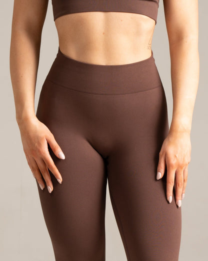 Everyday Seamless Leggings - Chocolate Brown