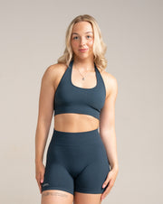 Everyday Halter Neck Bra - Midnight Blue