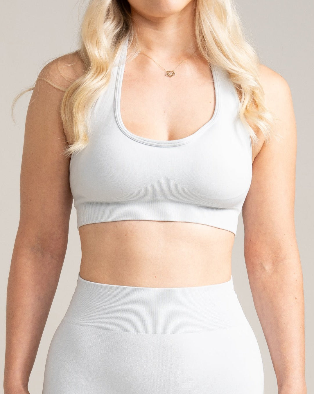 Everyday Halter Neck Bra - Cloud Grey