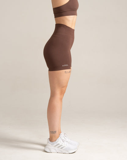 Everyday Seamless Shorts - Chocolate Brown