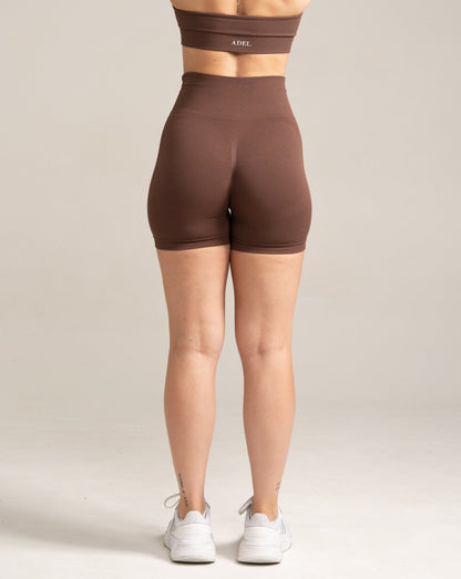 Everyday Seamless Shorts - Chocolate Brown