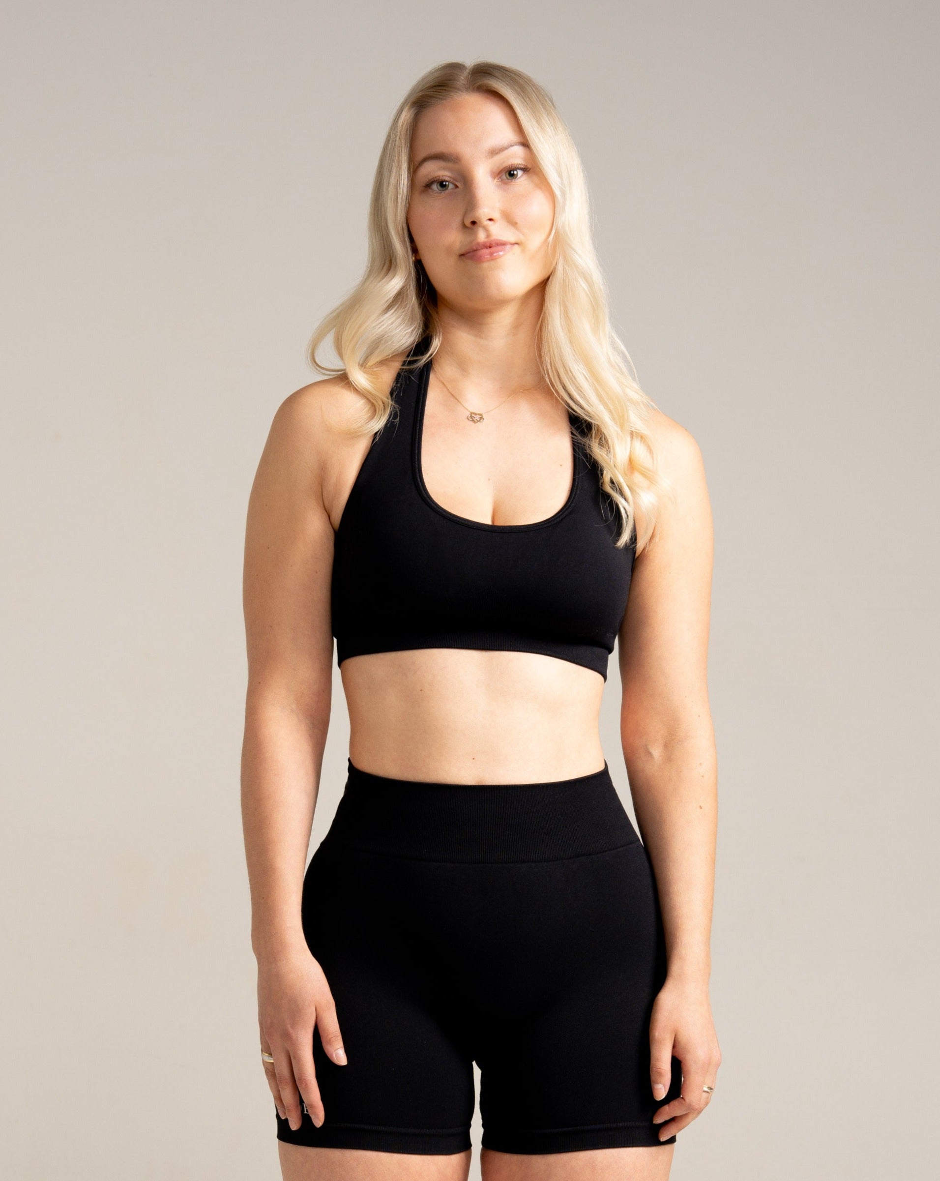 Everyday Halter Neck Bra - Black