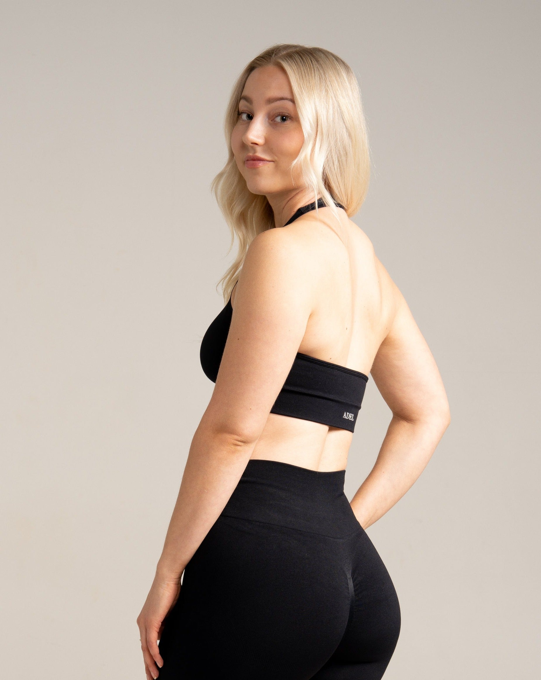 Everyday Halter Neck Bra - Black