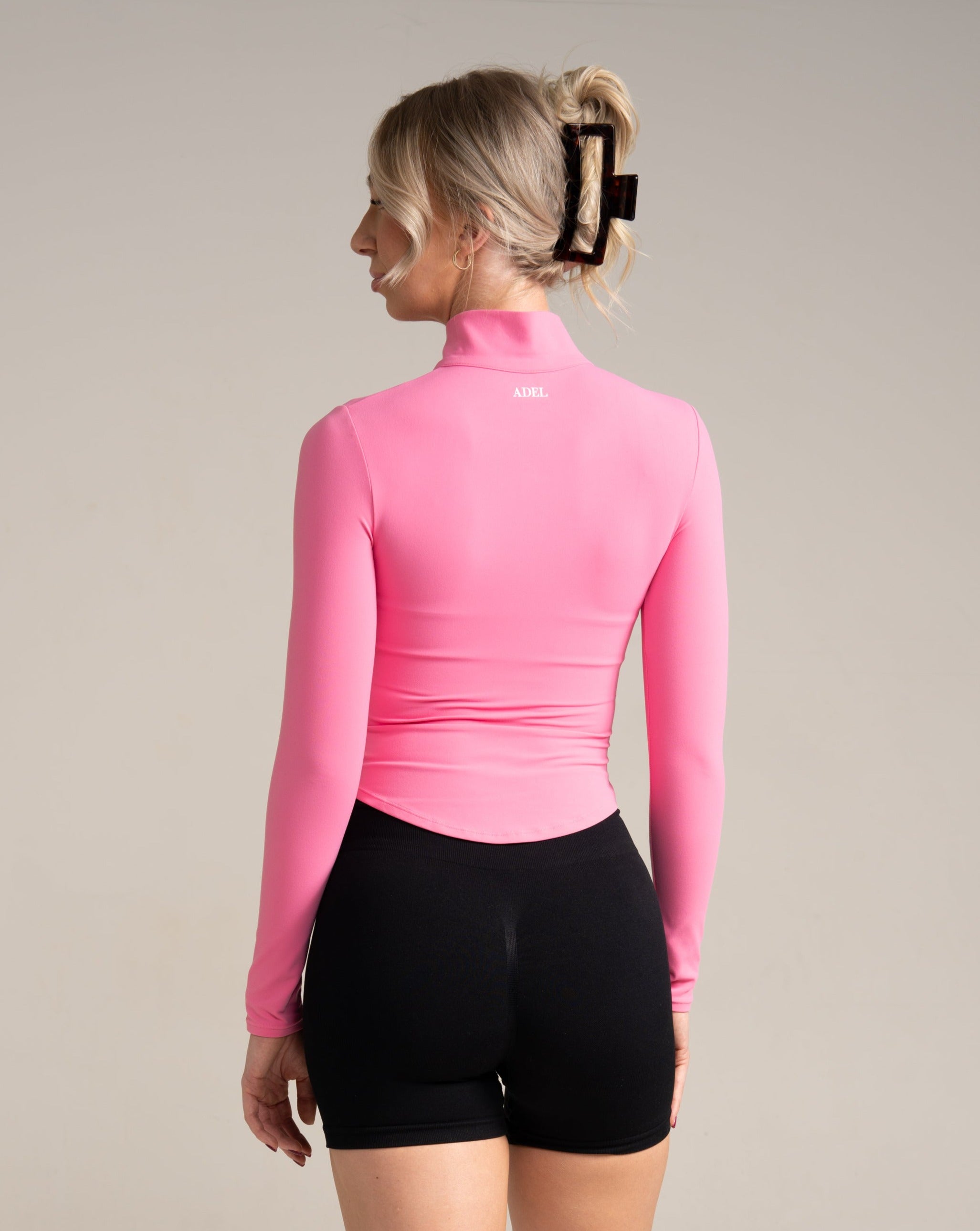 Effortless Long Sleeve Top - Pink