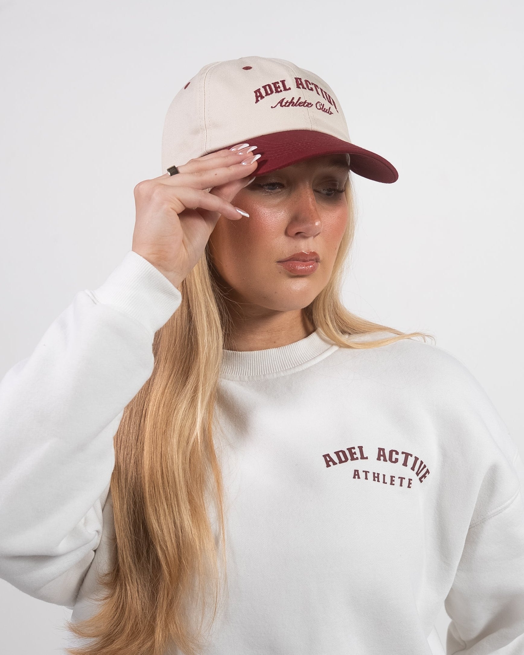 Athlete Cap - Burgundy Red