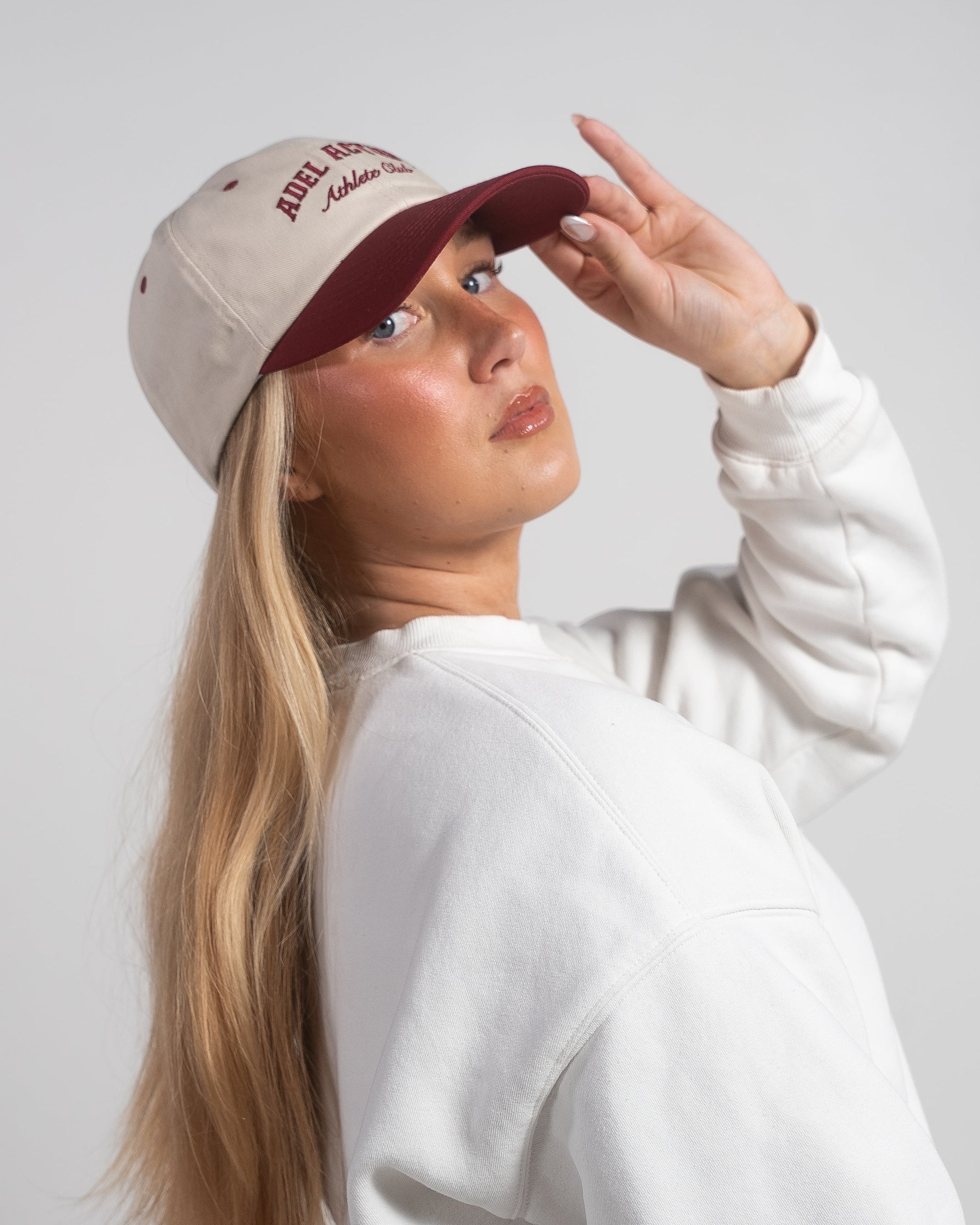 Athlete Cap - Burgundy Red
