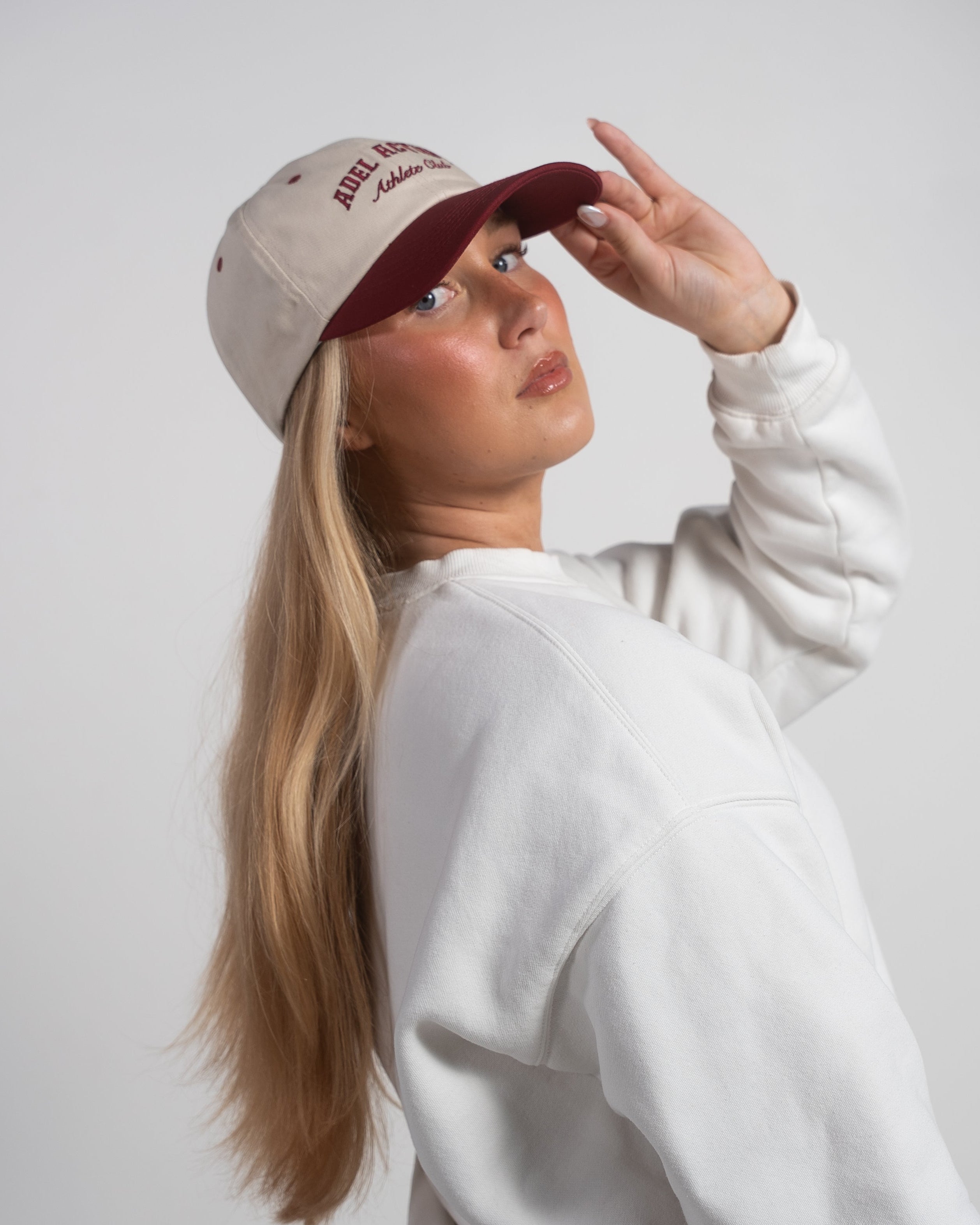 Athlete Cap - Burgundy Red