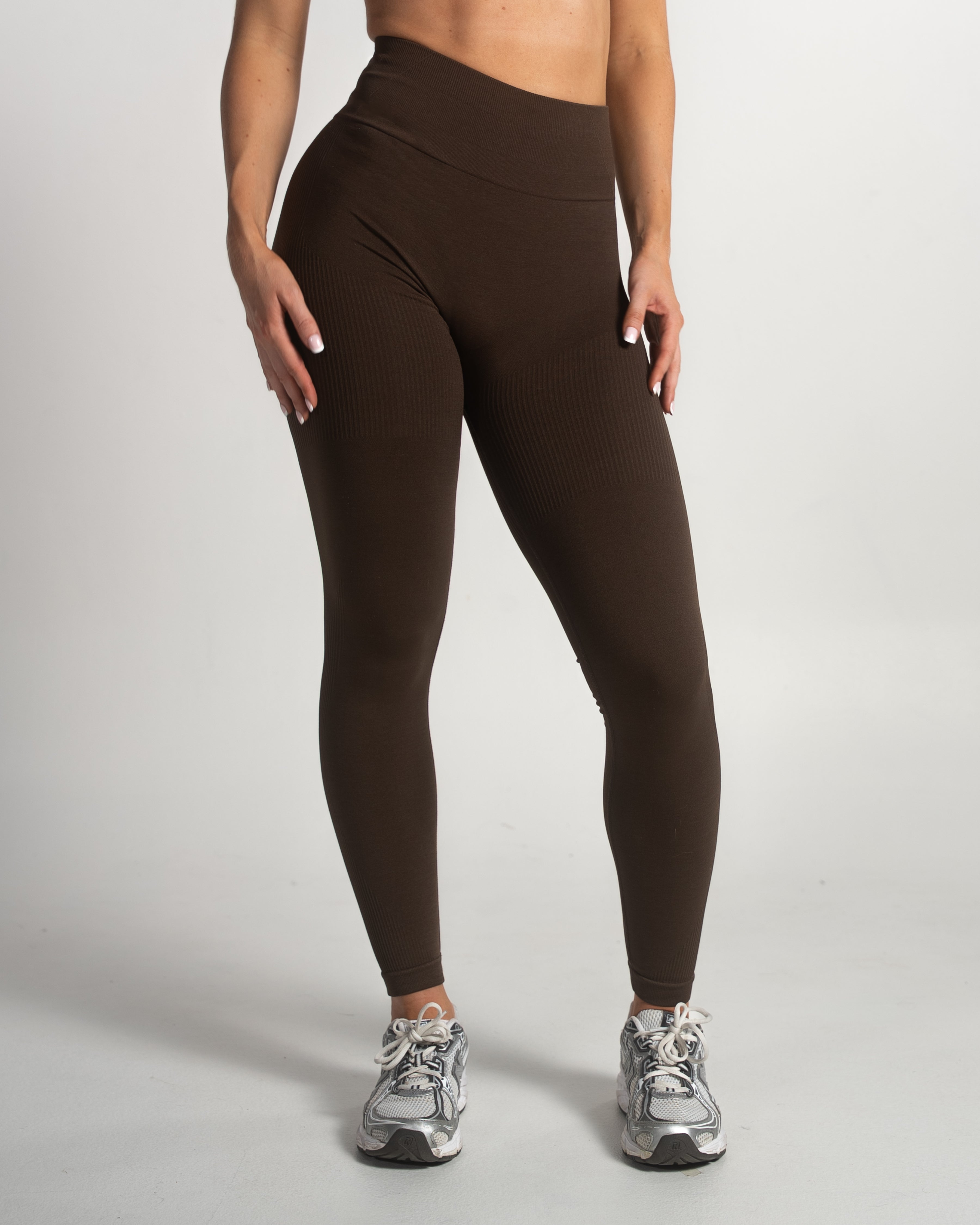 Shape Seamless Leggings - Coffee Brown