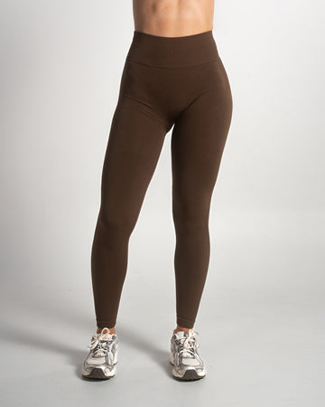 Shape Seamless Leggings - Coffee Brown