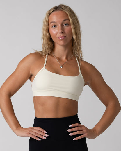 Timeless Minimal Bra - Almond White