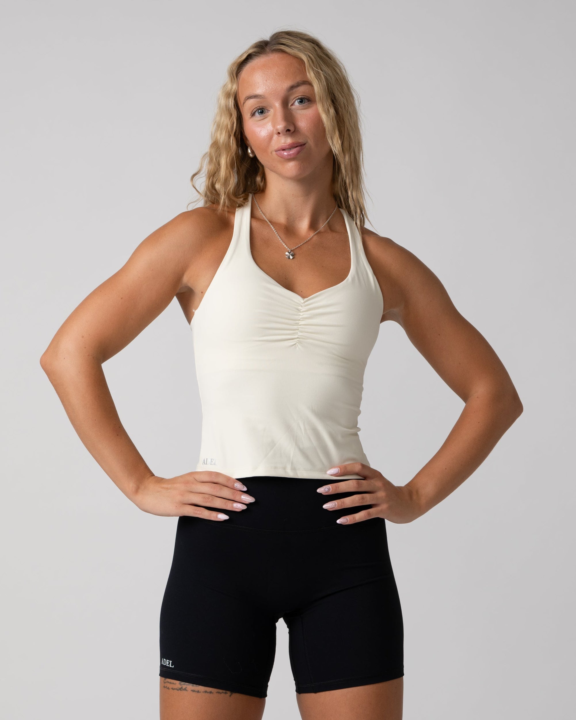 Timeless Tank Top - Almond White