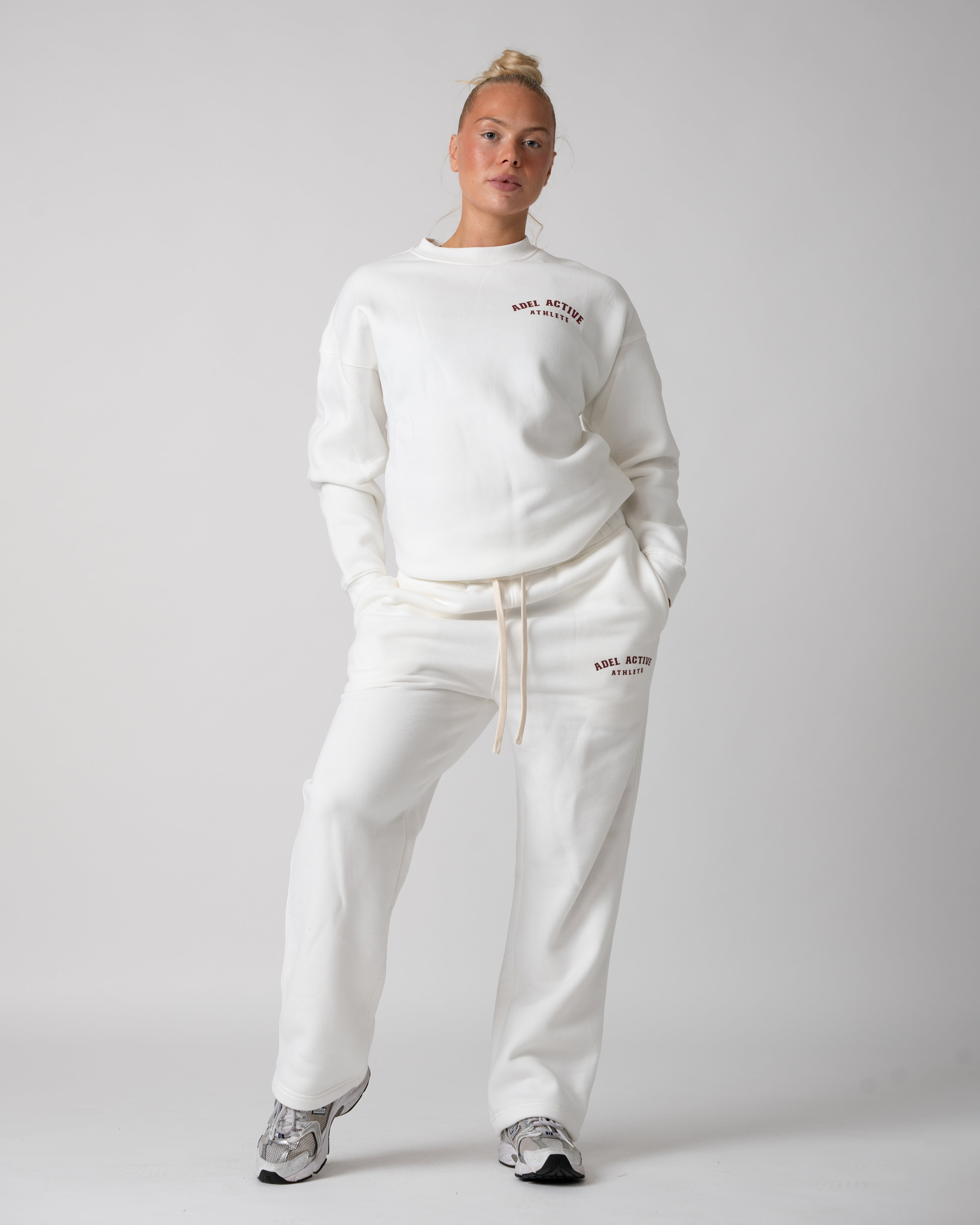 Athlete Lounge Set - Ivory White