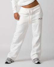 Athlete Joggers - Ivory White