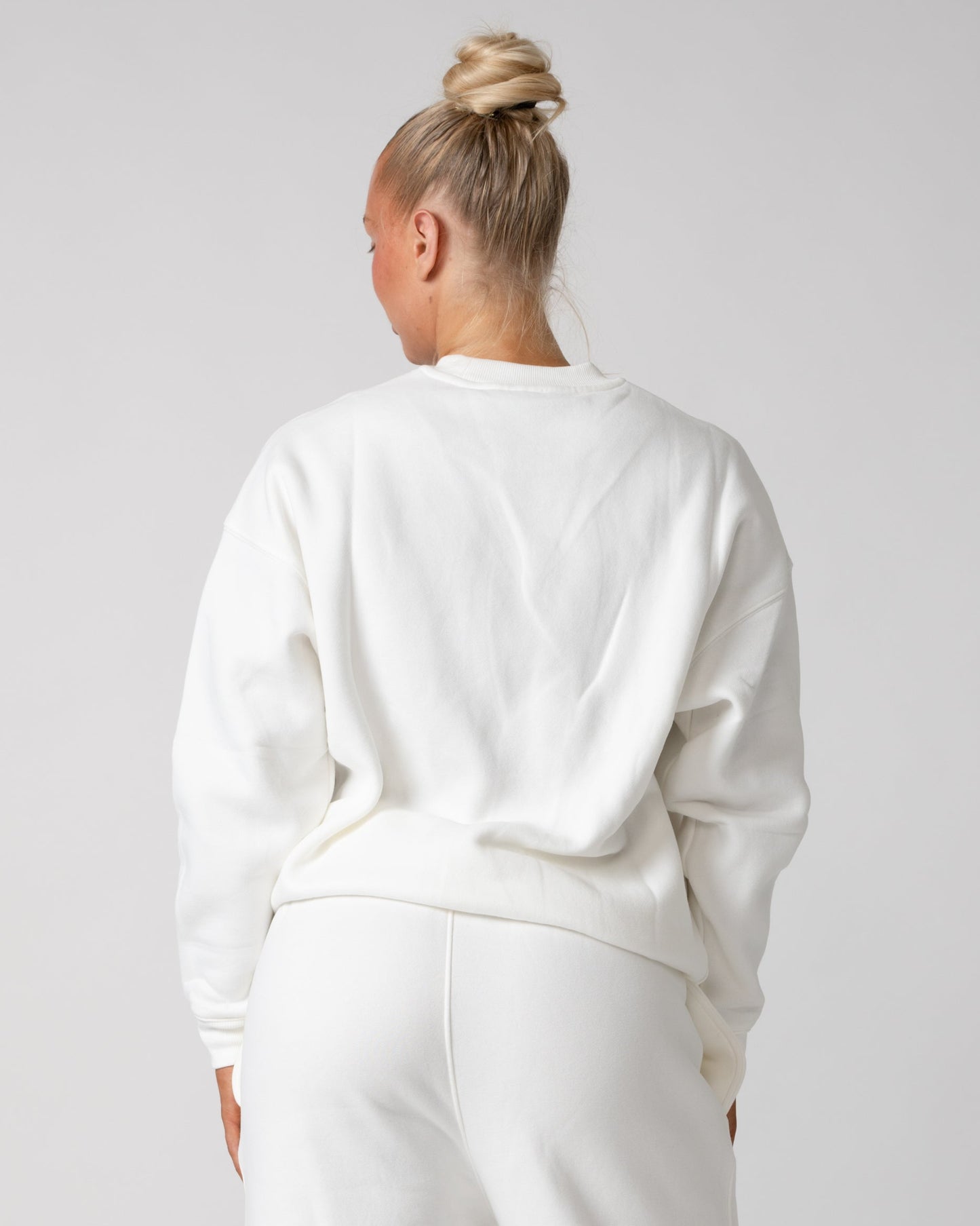 Athlete Sweatshirt - Ivory White