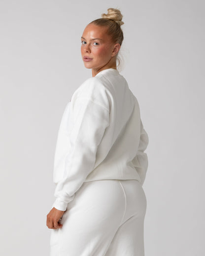 Athlete Sweatshirt - Ivory White