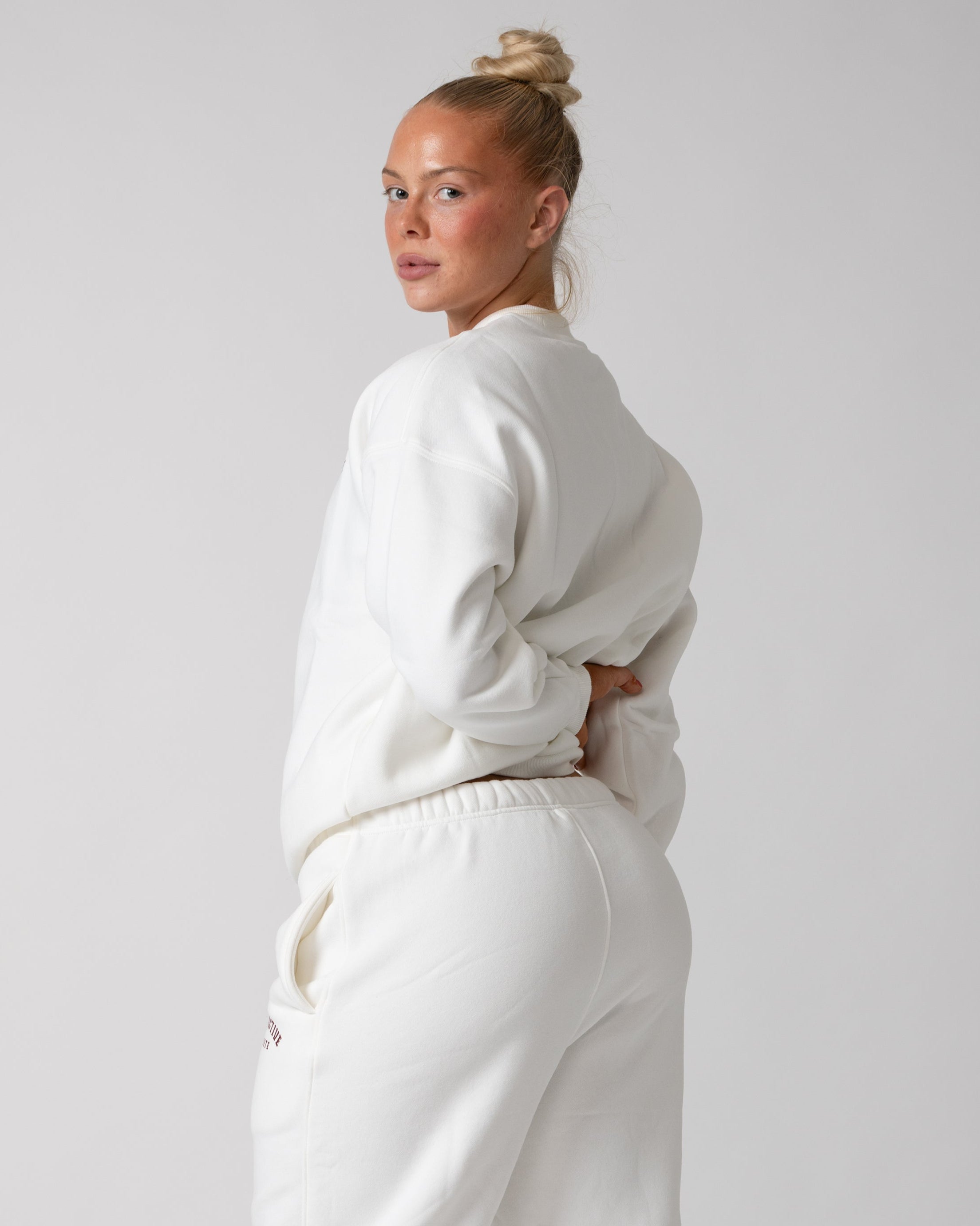 Athlete Lounge Set - Ivory White