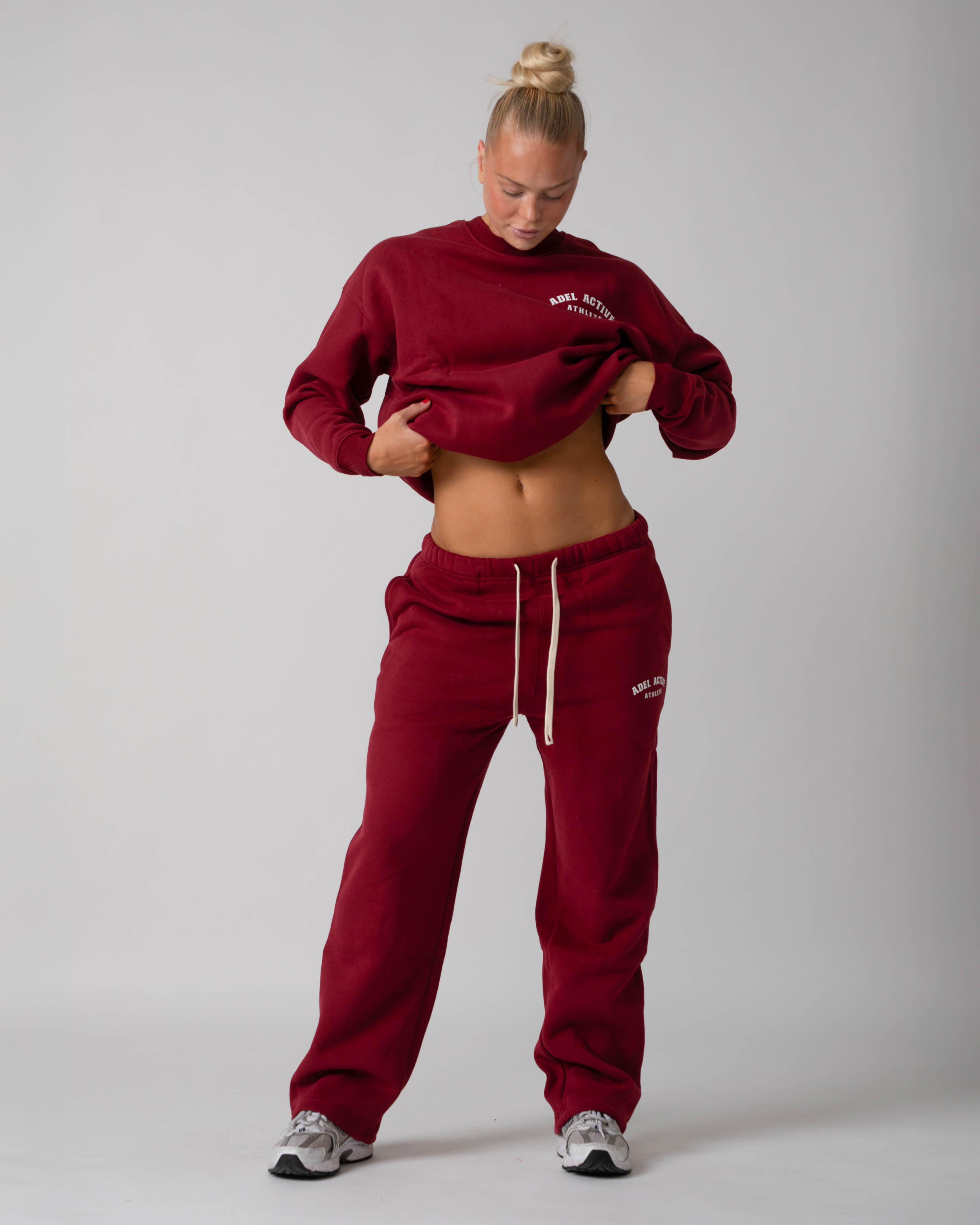 Athlete Joggers - Burgundy Red