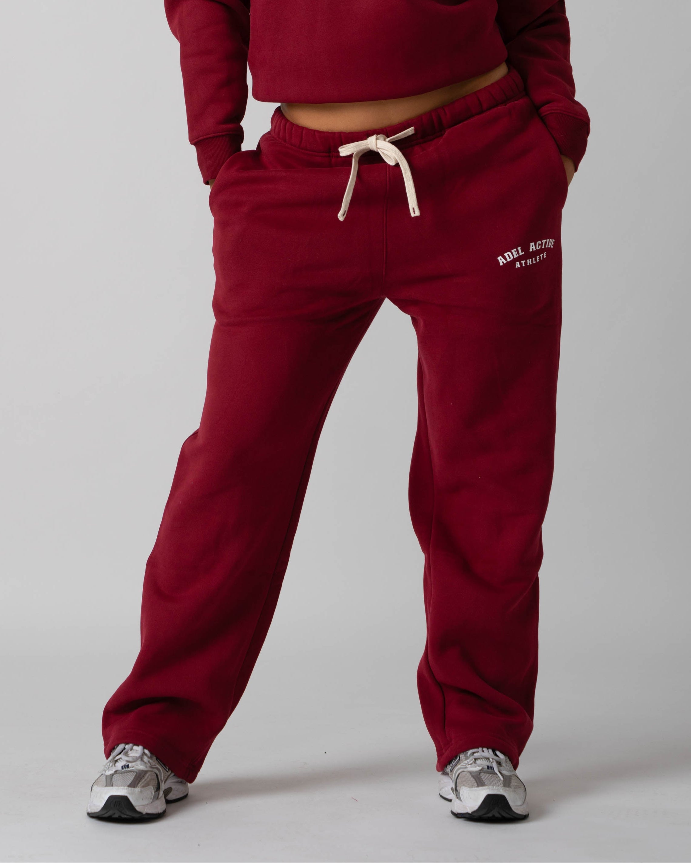 Athlete Joggers - Burgundy Red