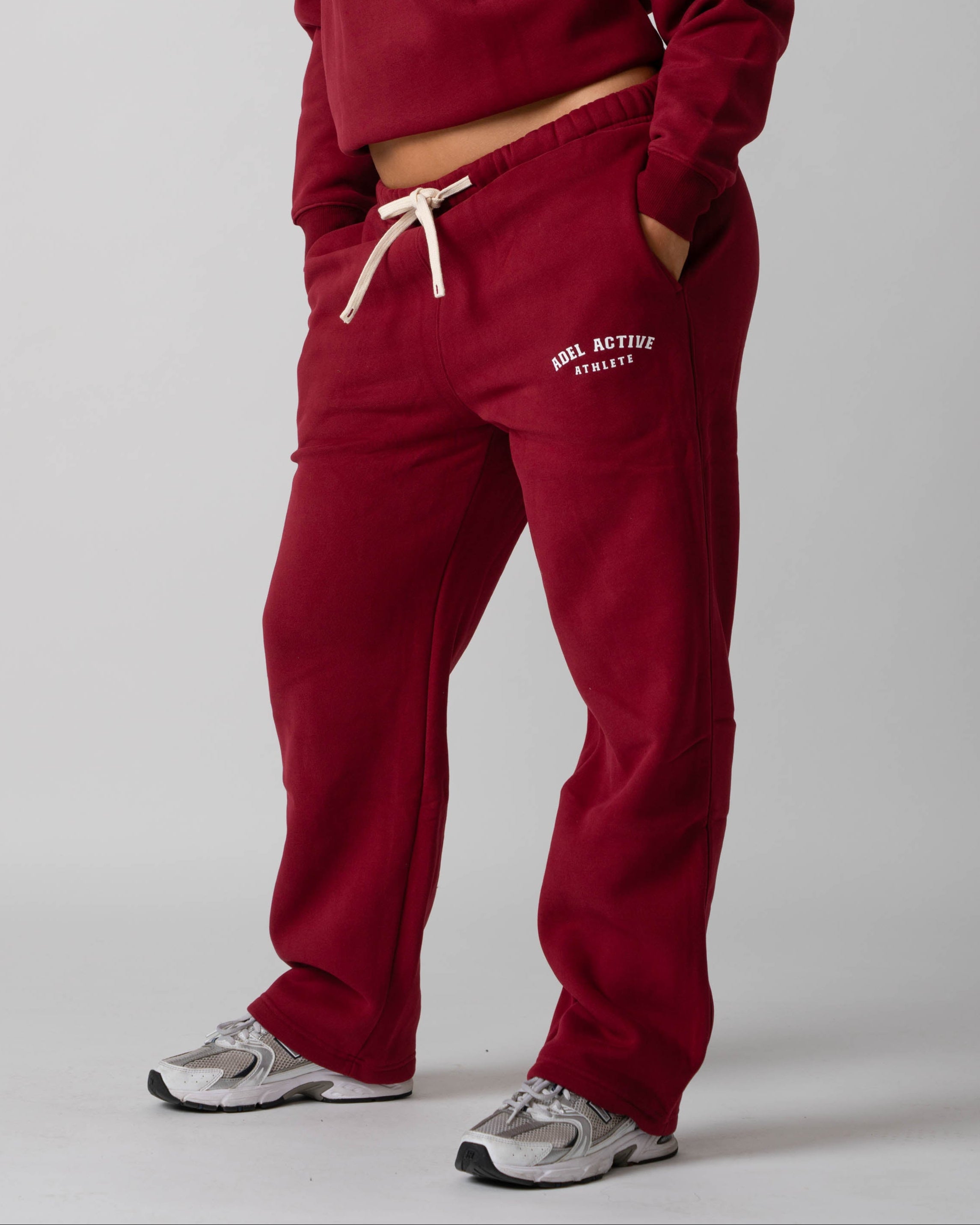 Athlete Joggers - Burgundy Red