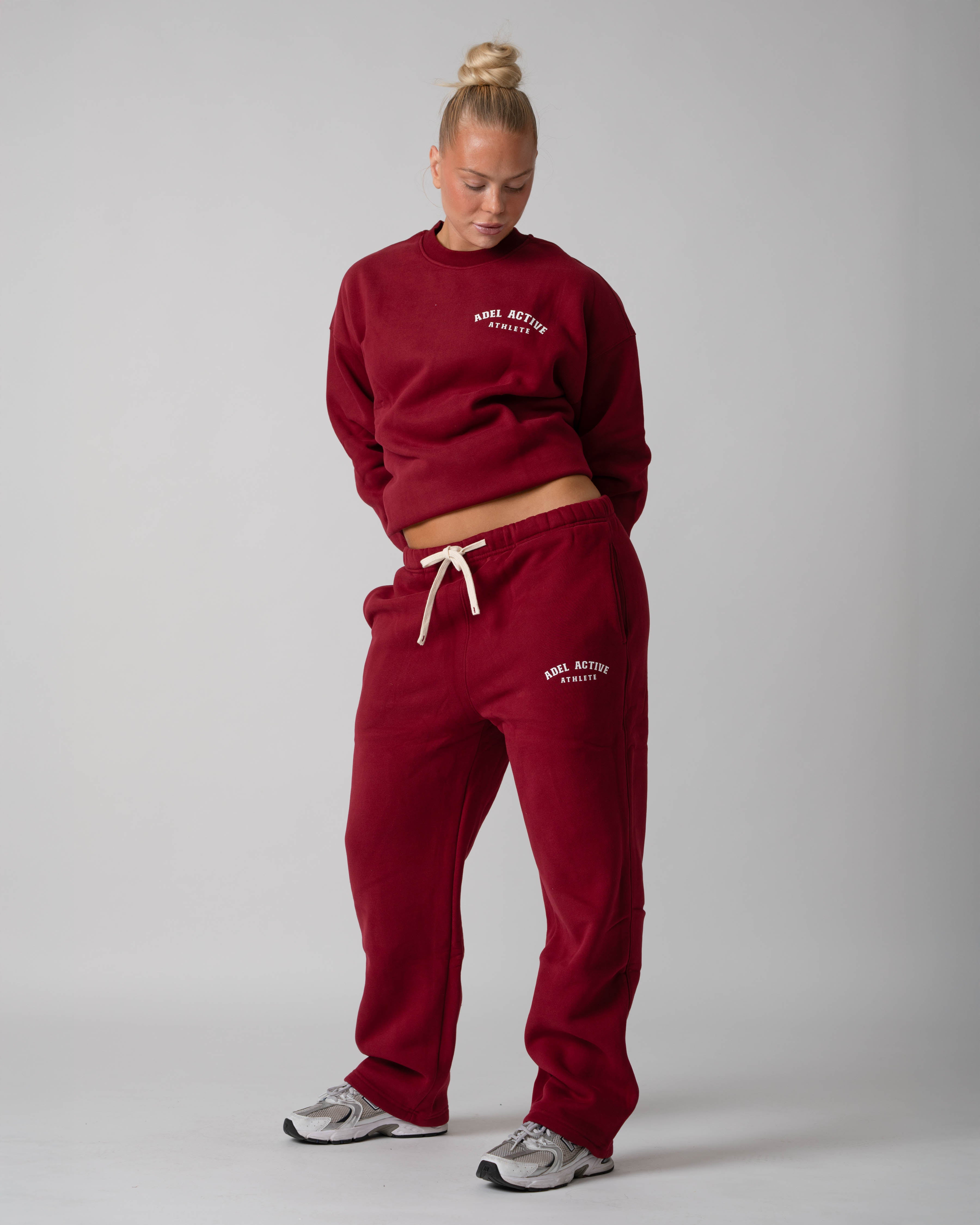 Athlete Joggers - Burgundy Red