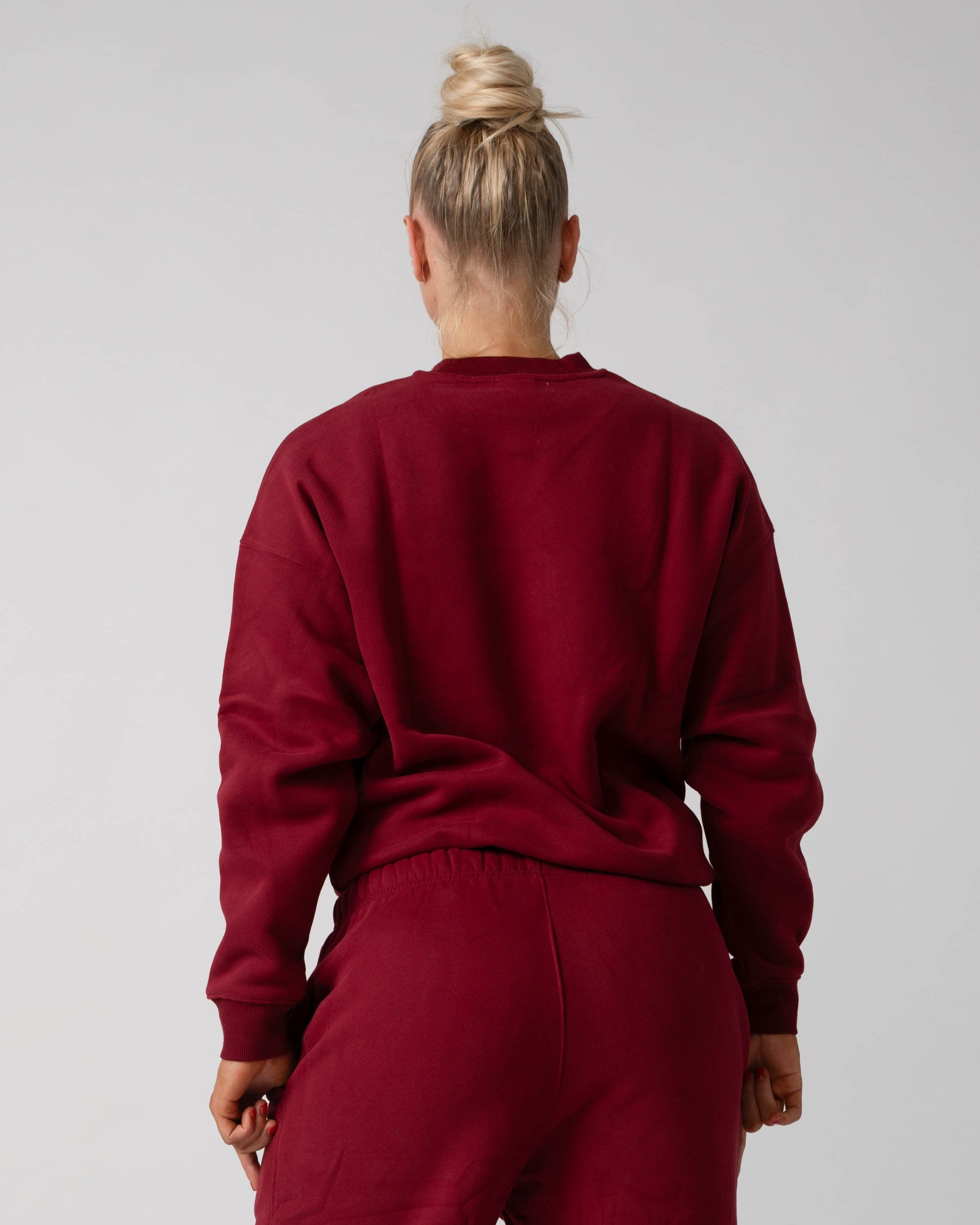 Athlete Sweatshirt - Burgundy Red
