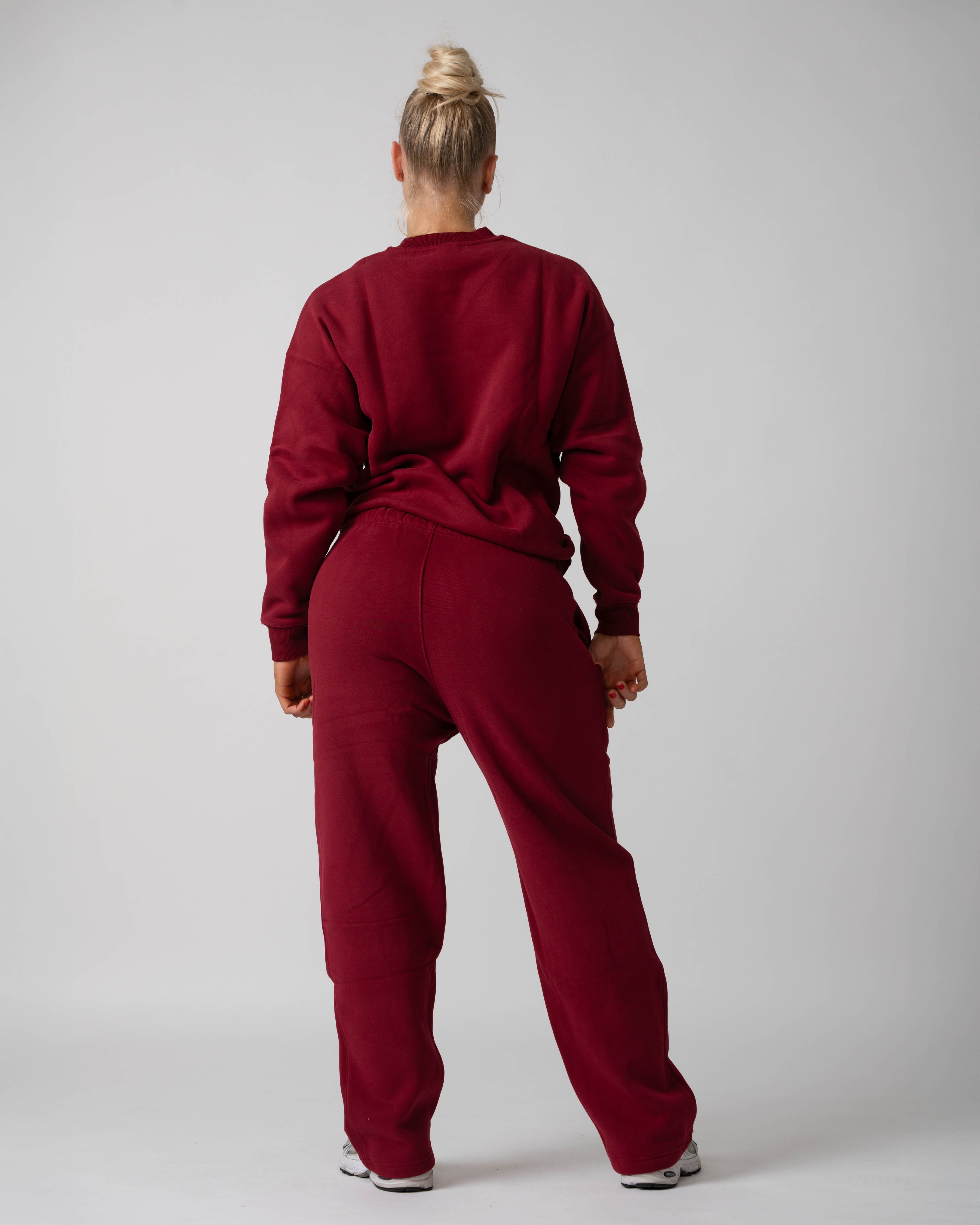 Athlete Lounge Set - Burgundy Red