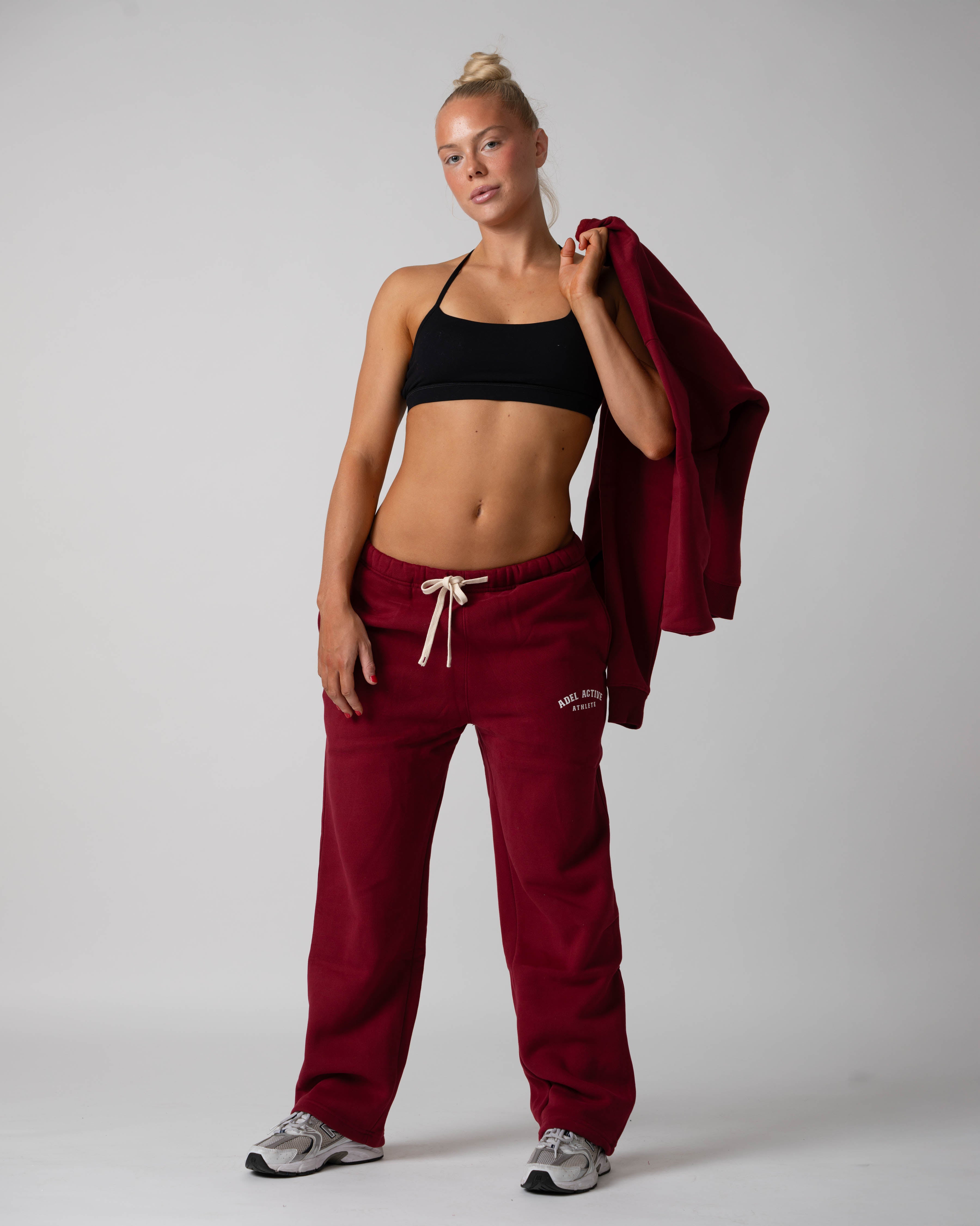 Athlete Joggers - Burgundy Red