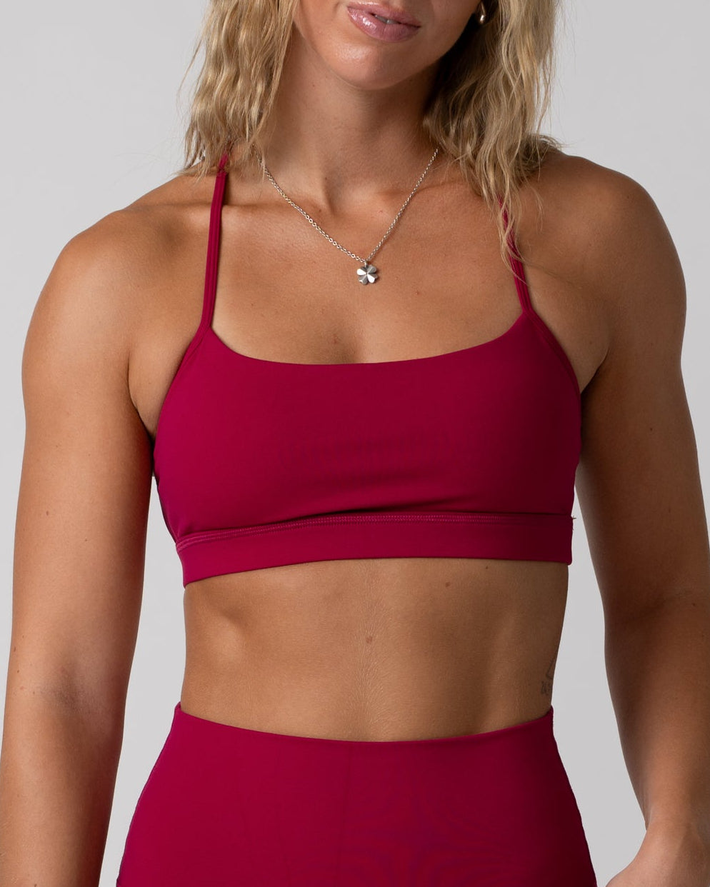 Timeless Minimal Bra - Cherry