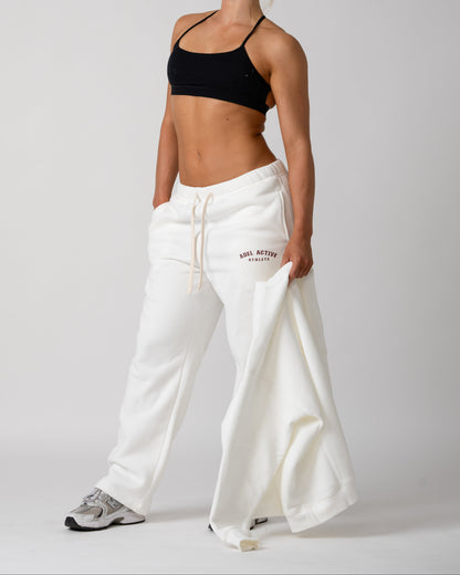 Athlete Joggers - Ivory White