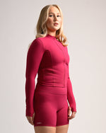 Timeless Zipper Jacket - Cherry